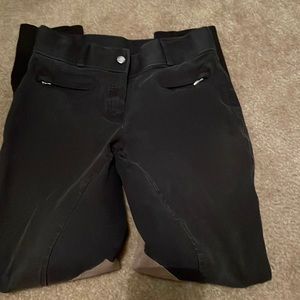 Dover black breeches knee patch